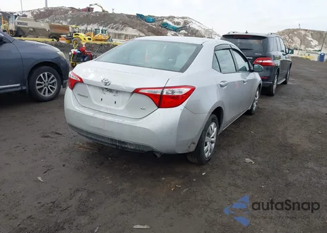 2016 Toyota Corolla Le из США, поврежденный, VIN 2T1BURHE0GC484852